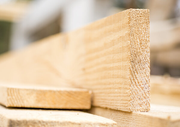 Close-up lumber
