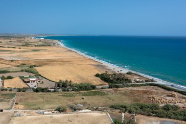 Düz alanlar newr Kourion, Kıbrıs