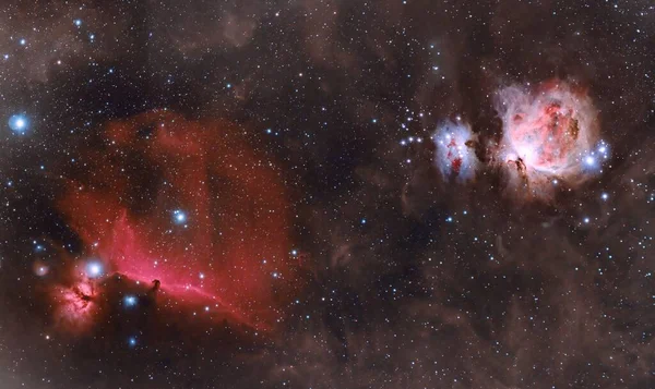 Las Nebulosas Orión Cabeza Caballo —  Fotos de Stock