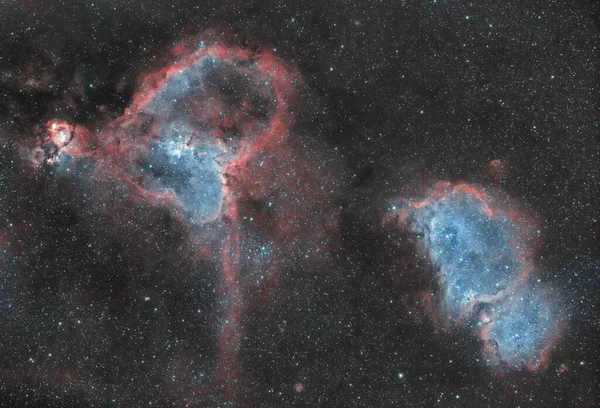 Las Nebulosas Del Corazón Alma —  Fotos de Stock