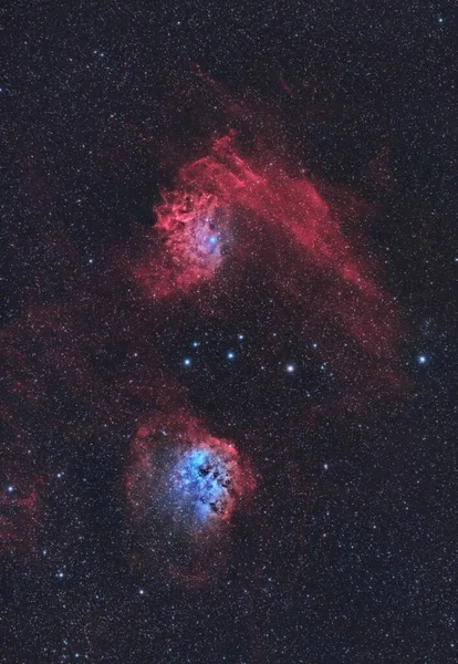 Nebulosa Estrella Llama —  Fotos de Stock