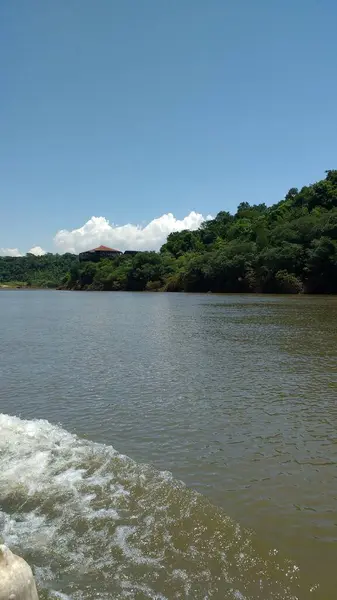 River Iguazu Triple Frontier Argentina Paraguay Brasil — Stock Photo, Image
