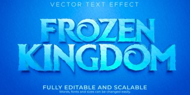 Düzenlenebilir metin efekti, donmuş krallık metin biçimi