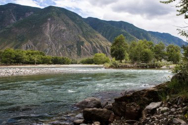 Chulyshman Nehri nerede Chulcha nehir içine akar yer değil, uzak.