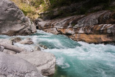 Verdon nehrin hızlı akış