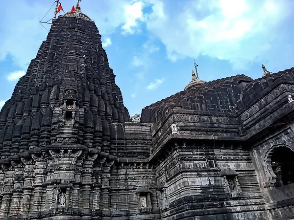Nashik Maharashtra India Січня 2021 Trambakeshwar Mahadev Temple Nashik — стокове фото