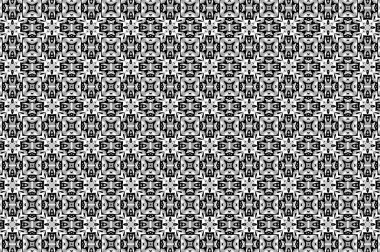 Siyah, gri ve beyaz unsurları ile süsleme. 36