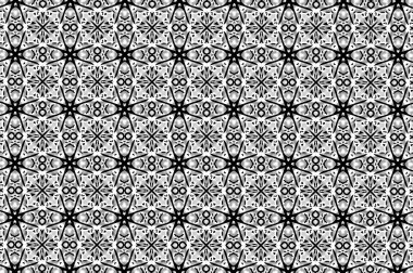 Siyah, gri ve beyaz unsurları ile süsleme. 30