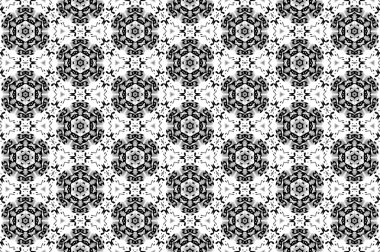 Siyah, gri ve beyaz unsurları ile süsleme. 25