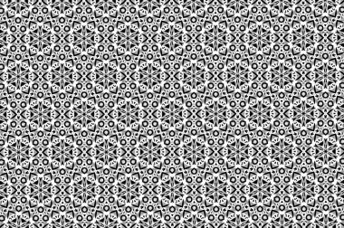 Siyah, gri ve beyaz unsurları ile süsleme. 4