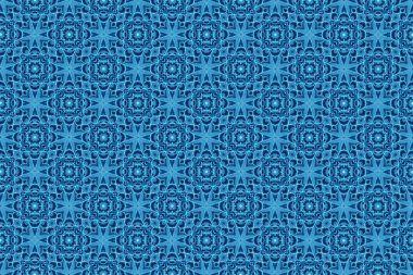 Mavi desenli süsleme. 15