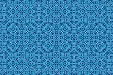 Mavi patterns.38 ile süsleme