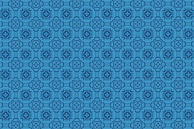 Mavi patterns.37 ile süsleme