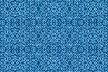 Mavi patterns.14 ile süsleme