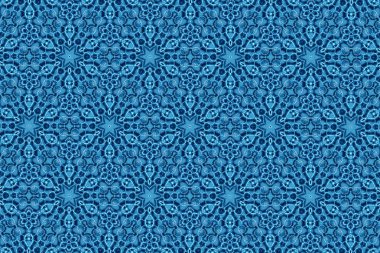 Mavi patterns.8 ile süsleme