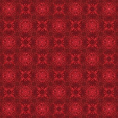 Kırmızı desenli süsleme. 3