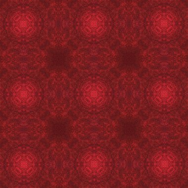 Kırmızı desenli süsleme. 5