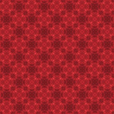 Kırmızı desenli süsleme. 8