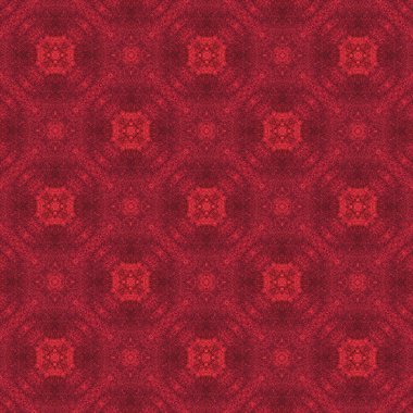 Kırmızı desenli süsleme. 13