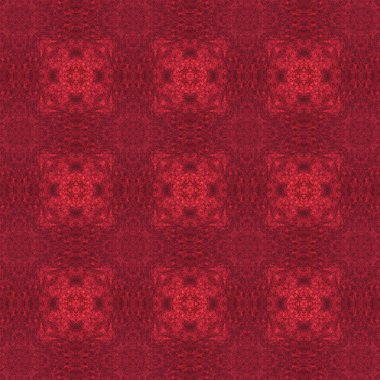 Kırmızı desenli süsleme. 20