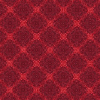 Kırmızı desenli süsleme. 23