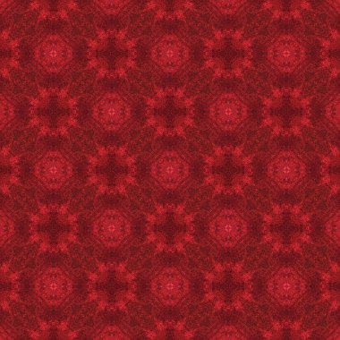 Kırmızı desenli süsleme. 27