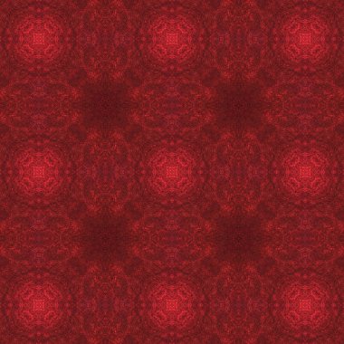 Kırmızı desenli süsleme. 30