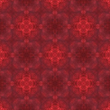 Kırmızı desenli süsleme. 32