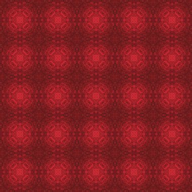 Kırmızı desenli süsleme. 33