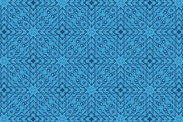 Ornament with blue patterns. 5 — Stock Photo, Image