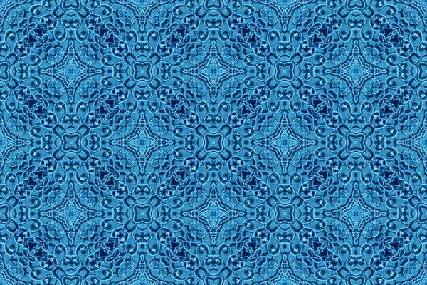 Ornament with blue patterns.31 — Stock Photo, Image