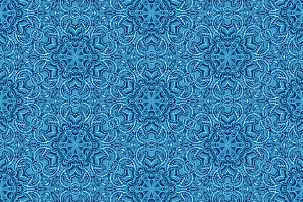 Ornament met blauwe patterns.13 — Stockfoto