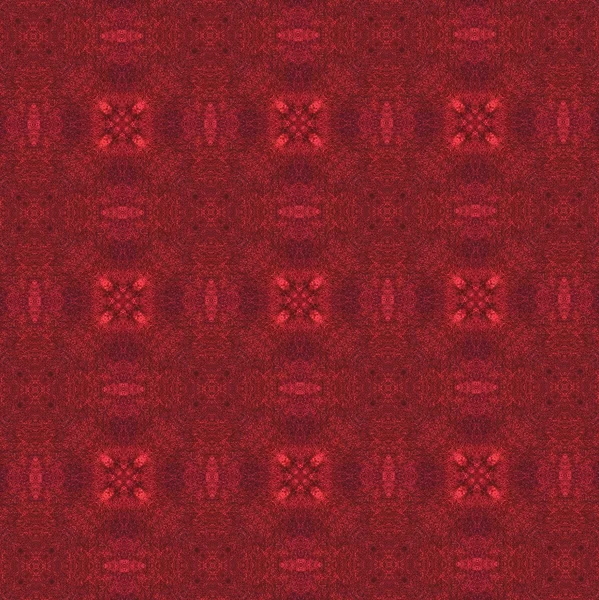 Ornament met rode patronen. 16 — Stockfoto
