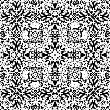 Siyah ve beyaz süsleme. L