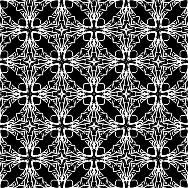 Siyah ve beyaz süsleme. H