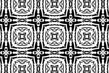 Siyah ve beyaz renkleri unsurları ile süsleme. J