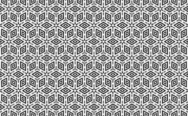 Siyah ve beyaz renkleri unsurları ile süsleme. A