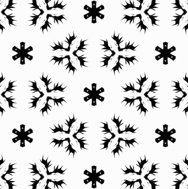 Siyah, beyaz ve gri unsurları ile süsleme. 9