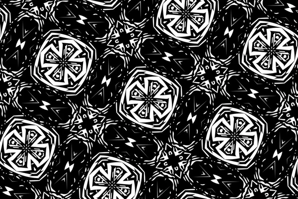 Black and white ornament. 5 — Stock Photo, Image