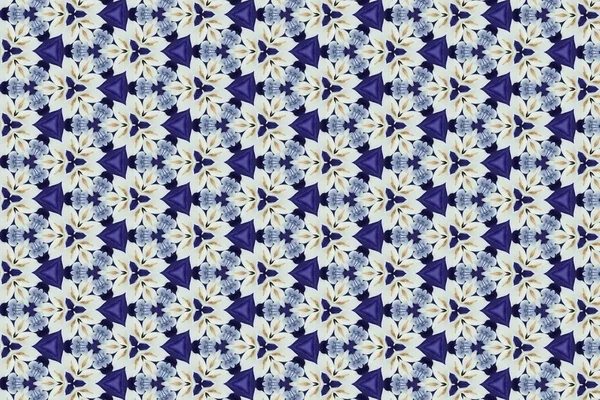 Цветы на голубой фантазии — стоковое фото