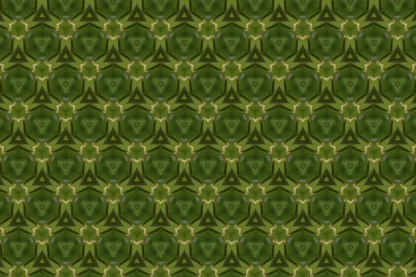Adorno con un patrón verde. 10 —  Fotos de Stock
