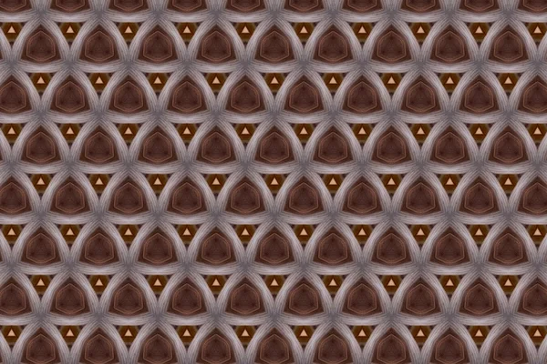 Орнамент з коричневими візерунками. 2 — стокове фото