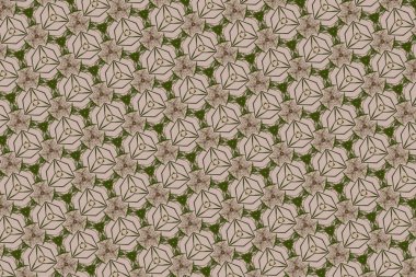 Yeşil pattern.3 ile gri arka plan