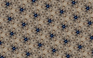 Açık kahverengi renkli desenleri.