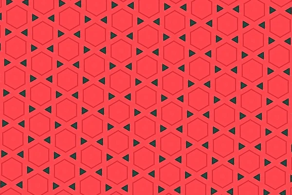 Patterns on a red background.7 — Stock Photo, Image