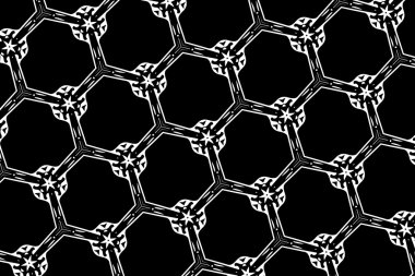 Siyah ve beyaz desenler. 10
