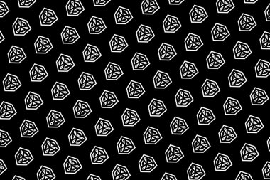 Siyah ve beyaz desenler. 9