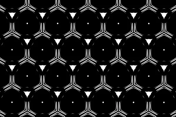 Sobre un fondo negro patrones blancos.9 —  Fotos de Stock