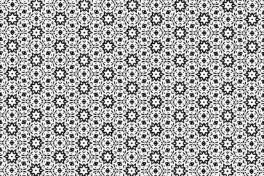 Siyah-beyaz desen. w