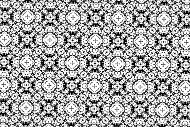 Siyah-beyaz desen. 4